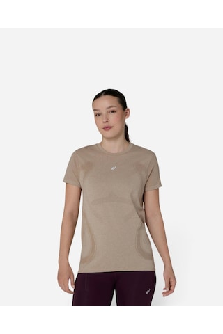 Asics Road Seamless Ss Top Kadın Kahverengi Kısa Kollu Tshirt 2012d292-200