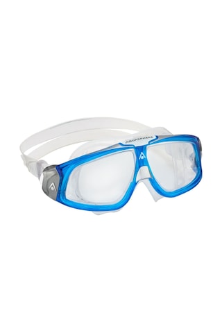 Aquasphere Seal 2.0 Şeffaf Cam Mavi Yüzücü Gözlüğü Beyaz