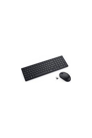 Dell Pro Km555 Sessiz Kablosuz Set Siyah 580-bbwd Optik
