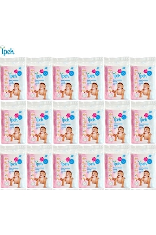İpek Bebek Temizleme Pamuğu 18 x 60'lı