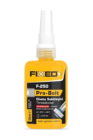 Fıxed Civata Sabitleyici Orta Mukavemetli Pro-bolt 50ml