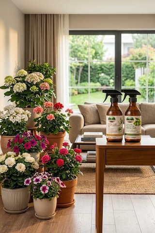İkili Bakım Seti Total Care Sprey Genel Kullanım Bitki Besini Ve Bioleaf Protector Sprey Neem Yağı 1 L