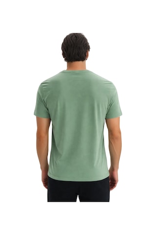 Arma Ar-ma Erkek V Yaka Tişört Baskisiz Basic Örme Kumaş Regular Fit %100 Pamuk 30/1 Penye Süprem Y31364408102 Yeşil-y6