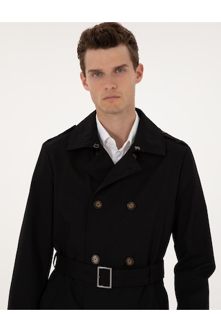 Pierre Cardin Erkek Siyah Kaban 50313866-vr046 Siyah
