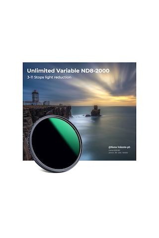 K&f Concept 77 MM ND8-2000 Nano-X Varıable MRC ND Filtre