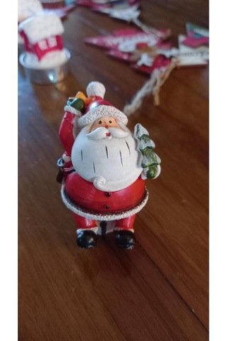 Noel Baba Minik Polyester 9x4 Cm 2 Li