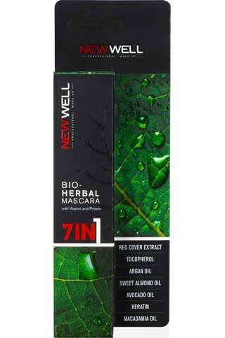 New Well Bio-Herbal 7In1 Bitkisel Mascara Siyah