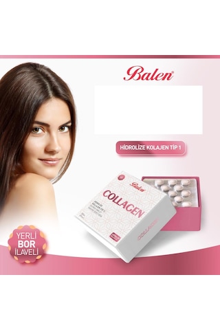 Balen Collagen Hidrolize Kollajen (Tip1) 800 MG 60 Tablet 3 Adet