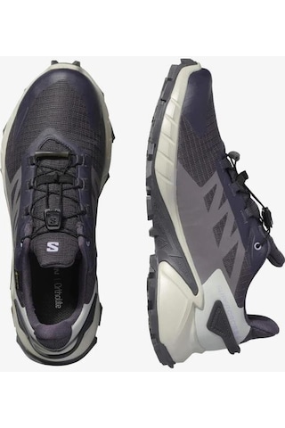 Salomon Supercross 4 Gore-tex Nıne Iron Kadın Koşu/spor Ayakkabısı Gri