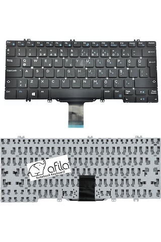 Dell Latitude 5280, 5290 0rn7gy Klavye Siyah Tr Pk131s53a16