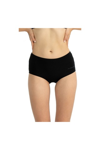 U.s Polo Assn. 67008 Kadın Yüksek Bel Pamuklu 3'lü Külot-siyah&beyaz&ten mix color