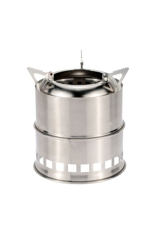 Ranyeek Kuru Odun Ve Alkolle Çalışan Taşınabilir Çelik Kamp Fırını - Bisiklet Çantasıyla Easy Carry Çok Renkli