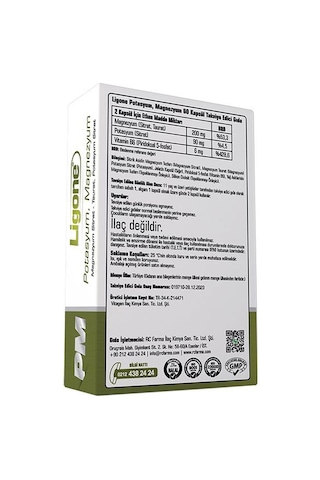 Ligone Potasyum Magnezyum 60 Kapsül
