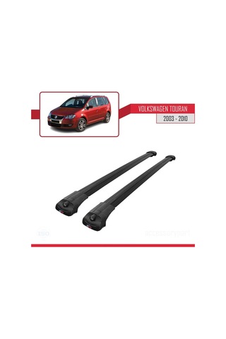 Volkswagen Touran 2003-2010 Arası İle Uyumlu Ace-1 Ara Atkı Tavan Barı Siyah