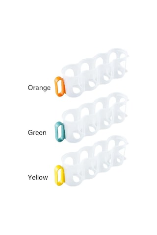 Yer Tasarruflu İçecek Kutusu Bira Şişesi İçecek Tutucu Buzdolabı Saklama Düzenleyici Kutu Saklama Rafı Sarı