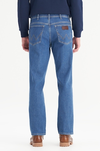 Texas Pamuklu Straight Fit Cepli Esnek Jean Kot Denim Pantolon Wrangler Mavi