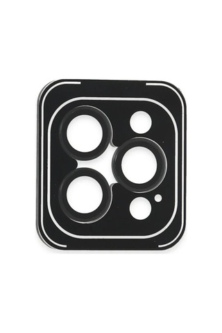 Joko Apple Uyumlu iPhone 16 Pro Max Pvd Metal Kamera Lens - Siyah Diğer