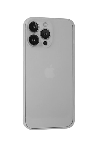 Gld-spt- Newface Apple Uyumlu iPhone 13 Pro Kılıf Pp Ultra İnce Kapak - Beyaz