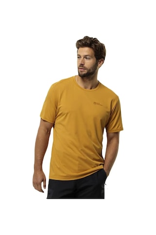 Jack Wolfskin Delgami S/s M Erkek T-shirt-sarı