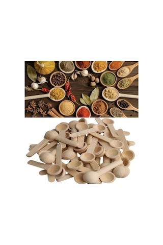 Tedar Bambu Baharat Ve Reçel Kaşığı 6 Adet Najmaddin 6411267