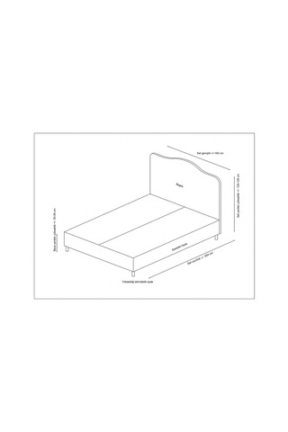 150x200 Vassi Baza+başlık Bej