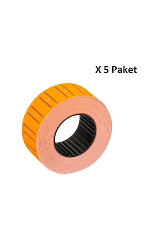 Bigpoint Fiyat Etiketi 10'lu Turuncu X 5 Paket