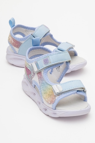 Mnpc Kız Çocuk Mavi Işıklı Anatomik Hafif Günlük Sandalet 25y3s1006556 Mavi