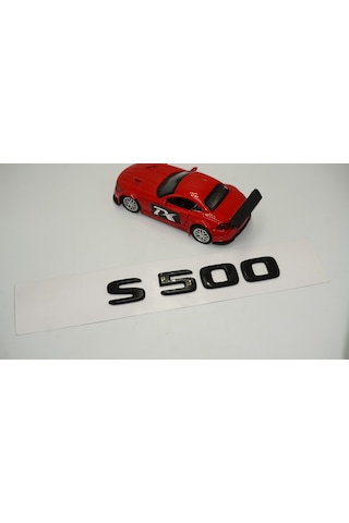 S 500 Bagaj Parlak Siyah ABS 3M 3D Yazı Logo