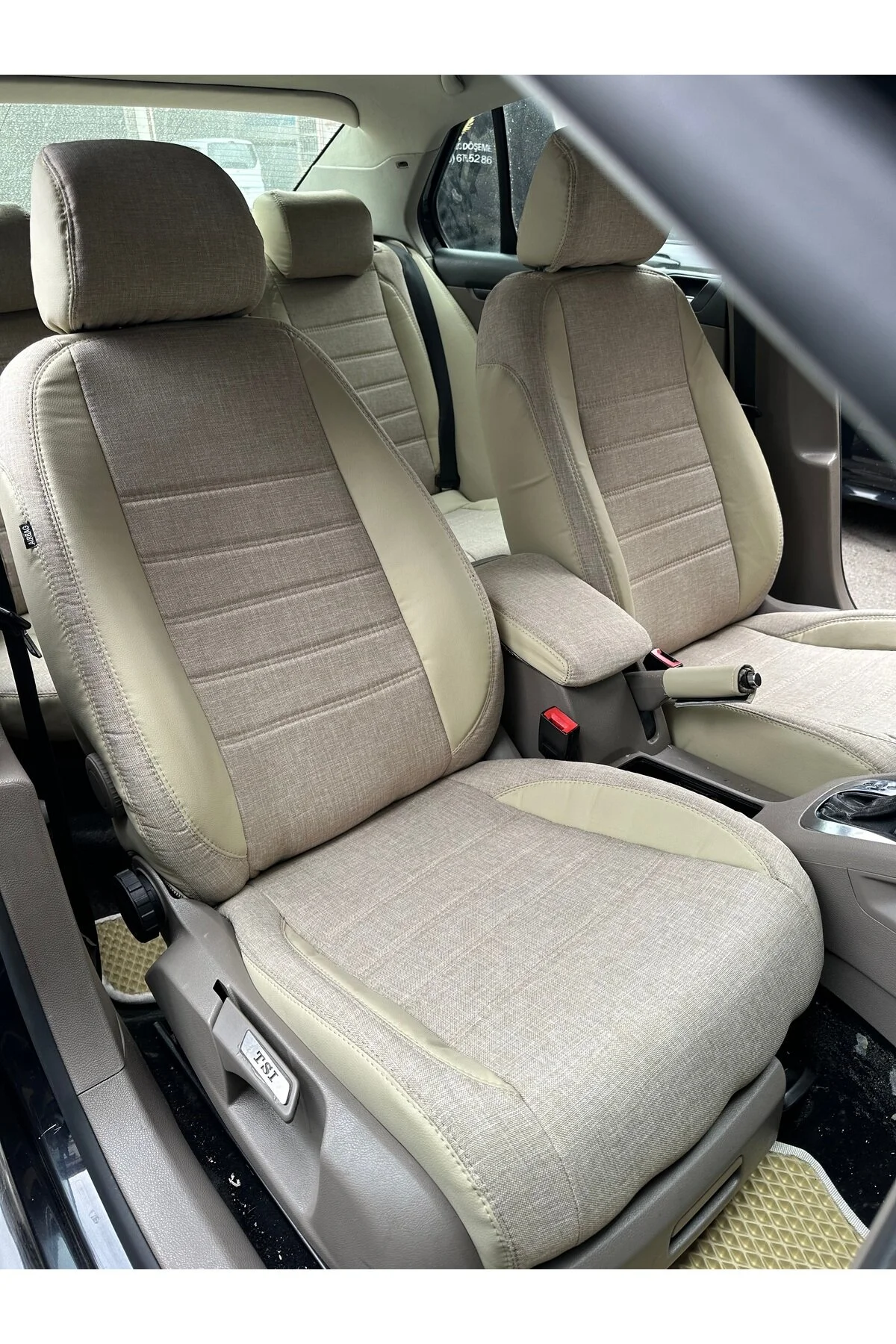 Volkswagen Jetta Araca Özel Koltuk Kılıfı Bej