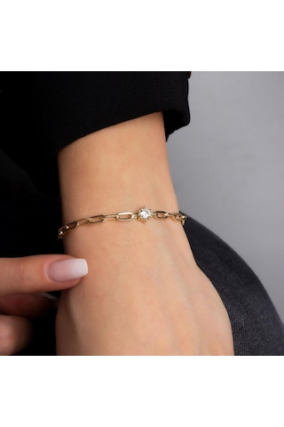 Tektaş Altın Bileklik BL0034 Sarı Altın