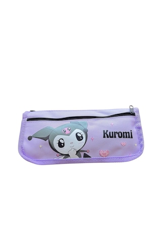 Tatlı Sebep Sanrio Kuromi Kalemlik 2 Cepli Mor - Lila