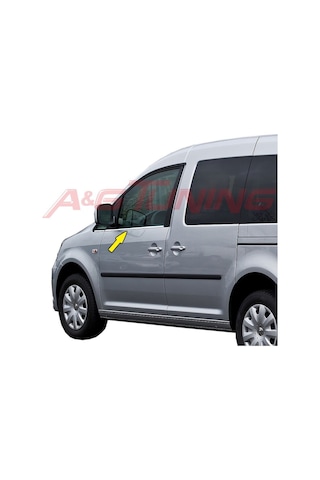 Vw Caddy Krom Cam Çıtası 2004 - 2015 Arası Paslanmaz Çelik N11.4554