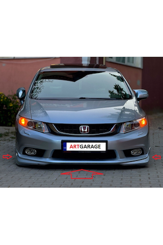 Honda Civic Fb7 Ön Tampon Eki-boyasız-fiberglass