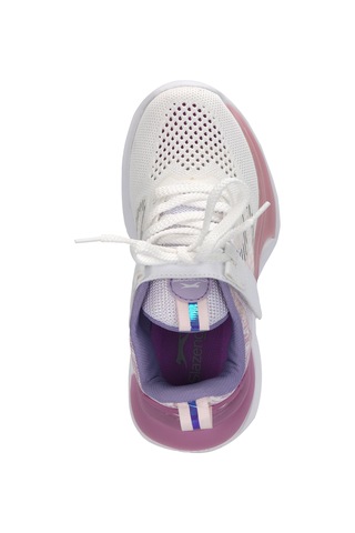 Slazenger Nıtro Kız Çocuk Beyaz / Lila Günlük Spor Ayakkabısı