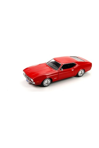 Motormax 1971 Ford Mustang Sportsroof 1/24 Kırmızı Model Araba
