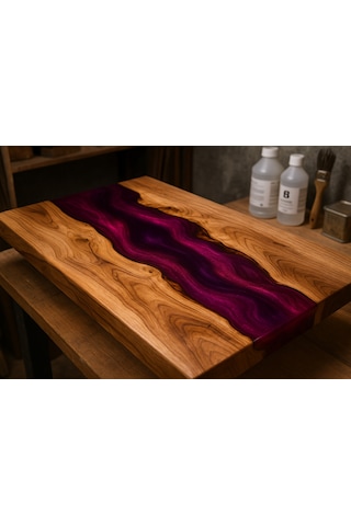 15 Kg Wood Epoxy Smart/ Sehpa, Masa, Aksesuar Için Şeffaf Epoksi Reçine Ince Döküm