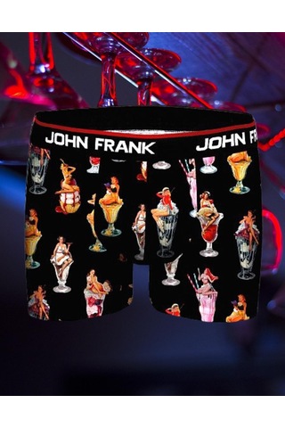 John Frank Dijital Erkek Boxer Cup Lady 001
