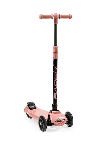 H01 Racer Üç Tekerli Işıklı Katlanabilir Scooter Sarı