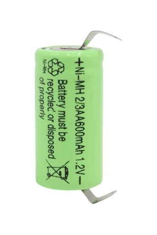 Powermaster 1.2 Volt 600 Mah Ni-mh 2-3aa Şarjlı Puntalı Lityum Pil Pm-17934