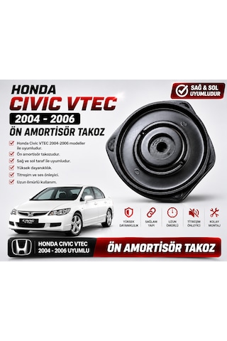 Honda Civic Vtec 2004-2006 Ön Amortisör Takozu 1 Adet Sağ / Sol Uyumlu