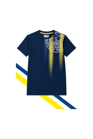 Fenerium Fenerbahçe Erkek Tribün Sarı Lacivert Tramlı T-shirt