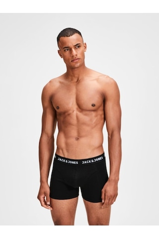 Jack & Jones Erkek Siyah 2 Li Boxer 12138235 001