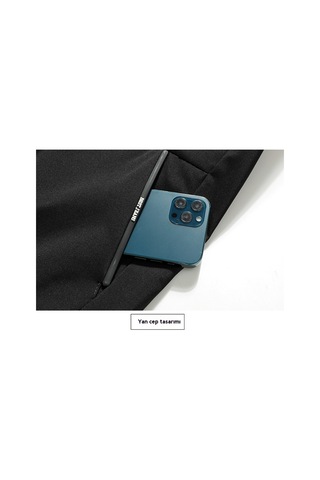 Erkekler İçin Bol Dik Yaka İşlemeli Beyzbol Ceketi Gri