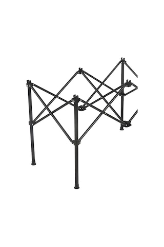 Dolıty Katlanabilir Kamp Masa Ayakları Destek Çubuğu Barbekü Siyah Çok Renkli