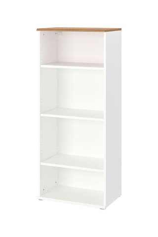 Kitaplık, Beyaz, 60x140 Cm Beyaz