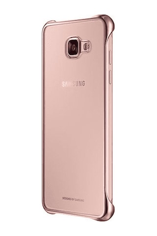Galaxy A5 2016 A510f İle Uyumlu Clear Back Cover Kılıf Rose Gold Ef-qa510czegww