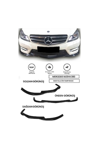 W204 C180 Makyajlı Ön Ek Plastik