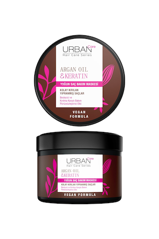 Urban Care Argan Oil & Keratin Kolay Kırılan Saçlara Özel Yoğun Saç Bakım Maskesi 230 ML