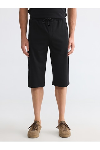 Lcwaıkıkı Classic Siyah Regular Fit Erkek Roller Şort