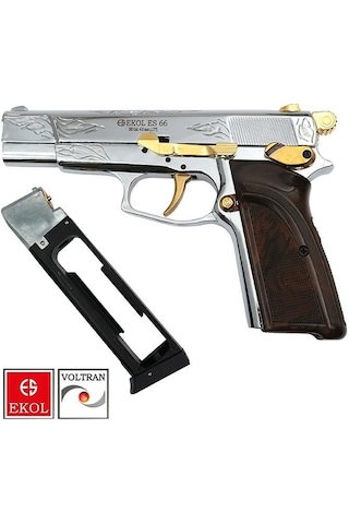 Ekol Es 66 Parlak Beyaz İşlemeli Airsoft Tabanca Yeni Versiyon